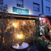 Outside at Kuli Alma in Frankfurt