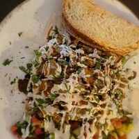 Seitan Shawarma, the best! at Kuli Alma in Frankfurt