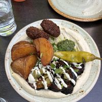 Hummus Sabiche  at Kuli Alma in Frankfurt