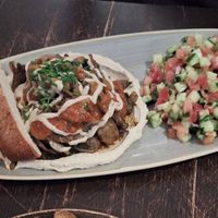 Austernpilz-Shawarma at Kuli Alma in Frankfurt