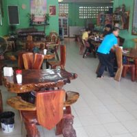 The interior at Guan Im in Mukdahan