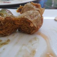 Interesting delicious sausage at Guan Im in Mukdahan