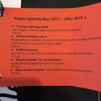 Menü at Marshal Food in Szczecin