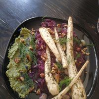 Grillowany korzeń pietruszki at Marshal Food in Szczecin