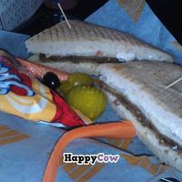 Vegetarian Eggplant Panini  at Brewhaha in North Adams