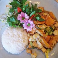 Tofu stir fry at Vi Viet in Gothenburg