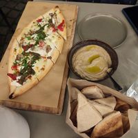 Pide et tartinade d'aubergines at Tzatzi in Strasbourg