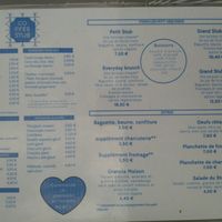 Menu as of July 2021 at Coffee Stub in Strasbourg