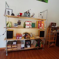Coffee Supplies at Pisgah Coffee Roasters in Pisgah Forest
