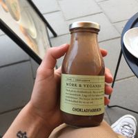 Chocolate milk at Chokladfabriken in Stockholm