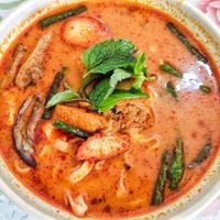 Curry ban mian, flavourful enough at Soon Xin Vegetarian in Ipoh