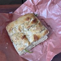 Smoked tofu sandwich   at Eadha Bakery Worker Co-op in Winnipeg
