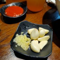 Fresh garlic tastes amazing in the ramen at Ramen Yamadaya in Torrance