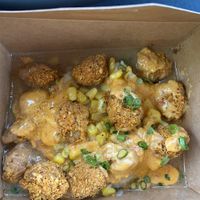 The popcorn Un-chicken bowl at Roughage Eatery in Winnipeg
