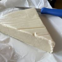 Creamy cashew Brie- up close & personal  at Roughage Eatery in Winnipeg