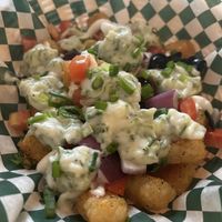Goddess tots  at Roughage Eatery in Winnipeg