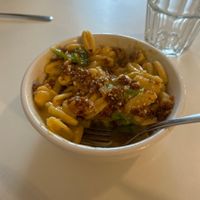 Mac and cheese  at Roughage Eatery in Winnipeg