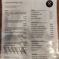 Make sure you request vegan. at This Borderland in Preston