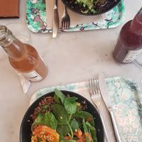 Salads at Maisie Café - Galeries Lafayette in Paris