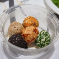 Cheese balls at Maisie Café - Galeries Lafayette in Paris