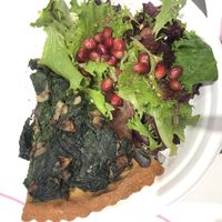 Epinards and mushroom tart at Maisie Café - Galeries Lafayette in Paris