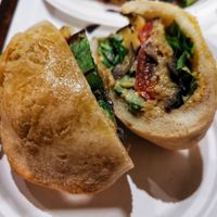 Vegan Eggplant and Avocado Focaccia 😋 at Maisie Café - Galeries Lafayette in Paris