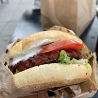 Chilli Burger at Swing Kitchen - Schwedenplatz in Vienna