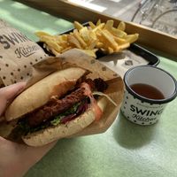 Burger  at Swing Kitchen - Schwedenplatz in Vienna