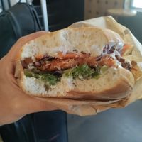 Cheese burger at Swing Kitchen - Schwedenplatz in Vienna