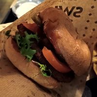 Swing burger at Swing Kitchen - Schwedenplatz in Vienna