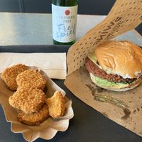 Truffle melt burger and nuggets  at Swing Kitchen - Schwedenplatz in Vienna