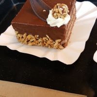 Chocolate dessert - yummy! at Swing Kitchen - Schwedenplatz in Vienna