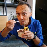 The best tiramisu !!  at Swing Kitchen - Schwedenplatz in Vienna