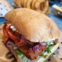 Steak burger at Swing Kitchen - Schwedenplatz in Vienna