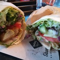 Kitchen wrap solo at Swing Kitchen - Schwedenplatz in Vienna