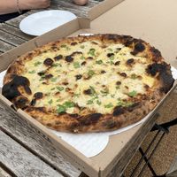 White Pizza   at 20th Street Pizza in Philadelphia