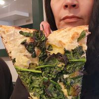 The Popeye slice! at 20th Street Pizza in Philadelphia