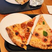 Plain and pepperoni! at 20th Street Pizza in Philadelphia