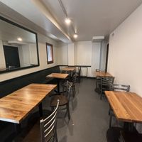 the seating area   at 20th Street Pizza in Philadelphia