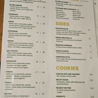 Full menu! at 20th Street Pizza in Philadelphia