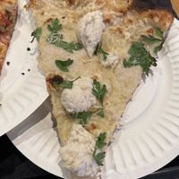 White pizza  at 20th Street Pizza in Philadelphia