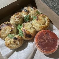 Garlic knots at 20th Street Pizza in Philadelphia