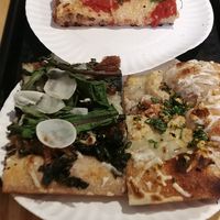3 different slices at 20th Street Pizza in Philadelphia