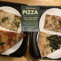 I’ll take all 4 at 20th Street Pizza in Philadelphia