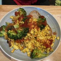 Tofu scramble  at Real Food 真食 - Novena in Central Singapore