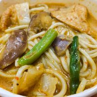 Curry noodles at Real Food 真食 - Novena in Central Singapore