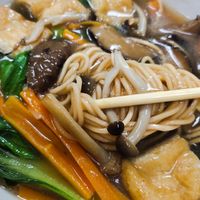 Delicious crispy noodles at Real Food 真食 - Novena in Central Singapore