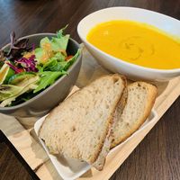 Pumpkin Soup  at Real Food 真食 - Novena in Central Singapore