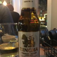 One of several Asian beers on the menu at Wagamama in Paris