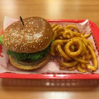 A beautiful Impossible burger! at Grill Stop in Berwyn